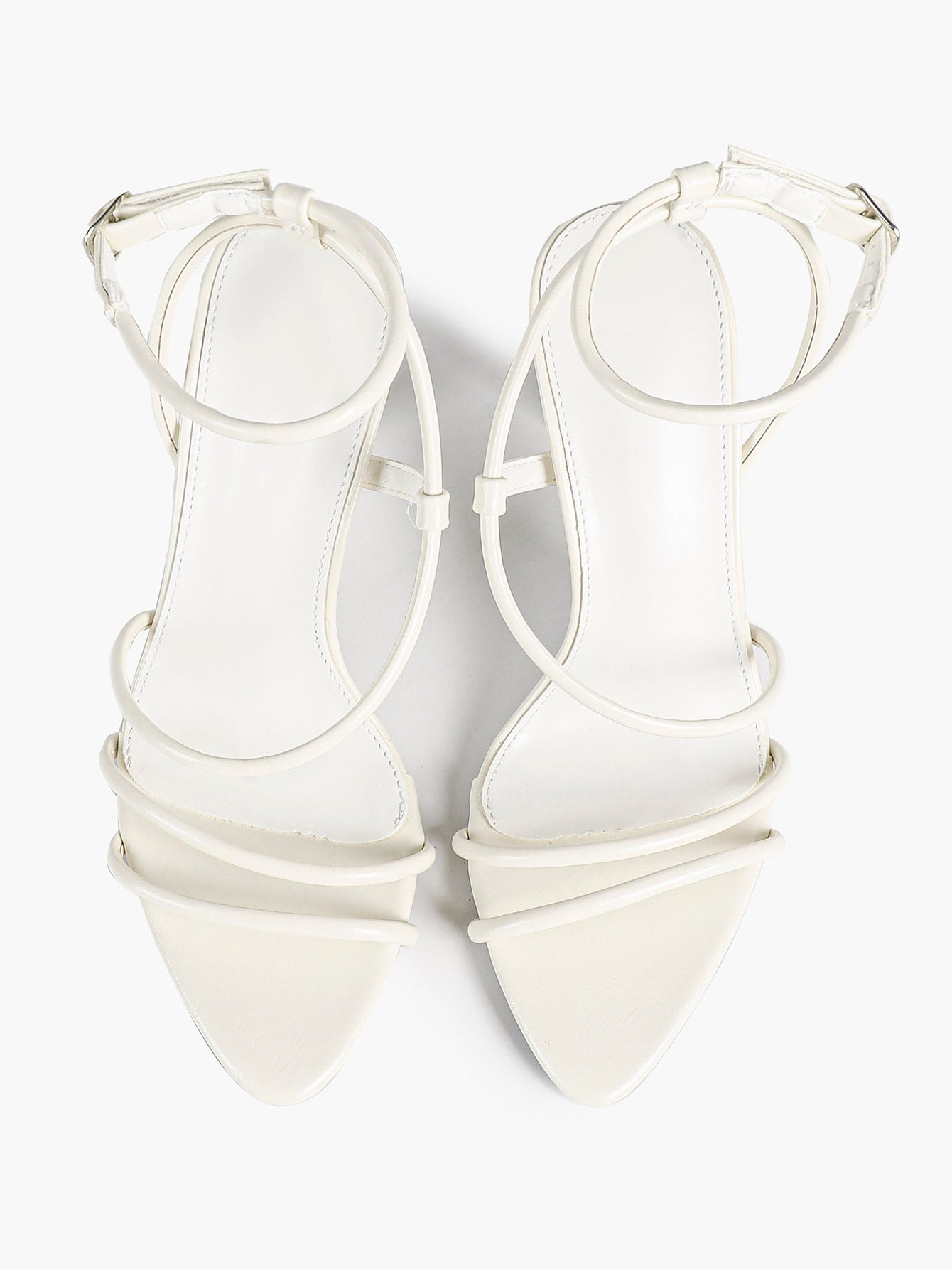 Women's Strappy Open Toe Heeled Sandals Ankle Strap Summer Shoes Party Casual Daily Wear