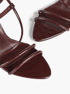 Women's Strappy Open Toe Heeled Sandals Ankle Strap Summer Shoes Party Casual Daily Wear