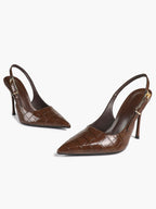 Women's Slingback Pointed Toe Heels-Timeless Elegant Pump