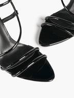 Women's Strappy Open Toe Heeled Sandals Ankle Strap Summer Shoes Party Casual Daily Wear