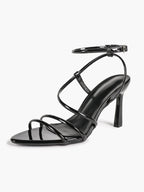 Women's Strappy Open Toe Heeled Sandals Ankle Strap Summer Shoes Party Casual Daily Wear