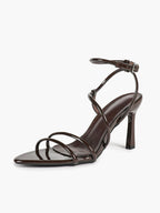 Women's Strappy Open Toe Heeled Sandals Ankle Strap Summer Shoes Party Casual Daily Wear