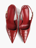 Women's Slingback Pointed Toe Heels-Timeless Elegant Pump