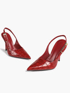 Women's Slingback Pointed Toe Heels-Timeless Elegant Pump
