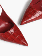 Women's Slingback Pointed Toe Heels-Timeless Elegant Pump
