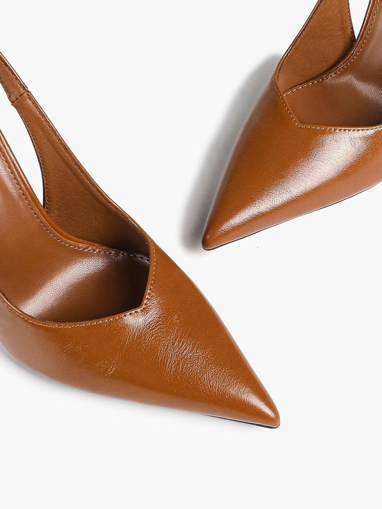 Women's Pointed Toe Slingback High Heel Pumps Heeled Shoes Party Wedding Date Night