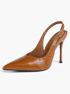 Women's Pointed Toe Slingback High Heel Pumps Heeled Shoes Party Wedding Date Night
