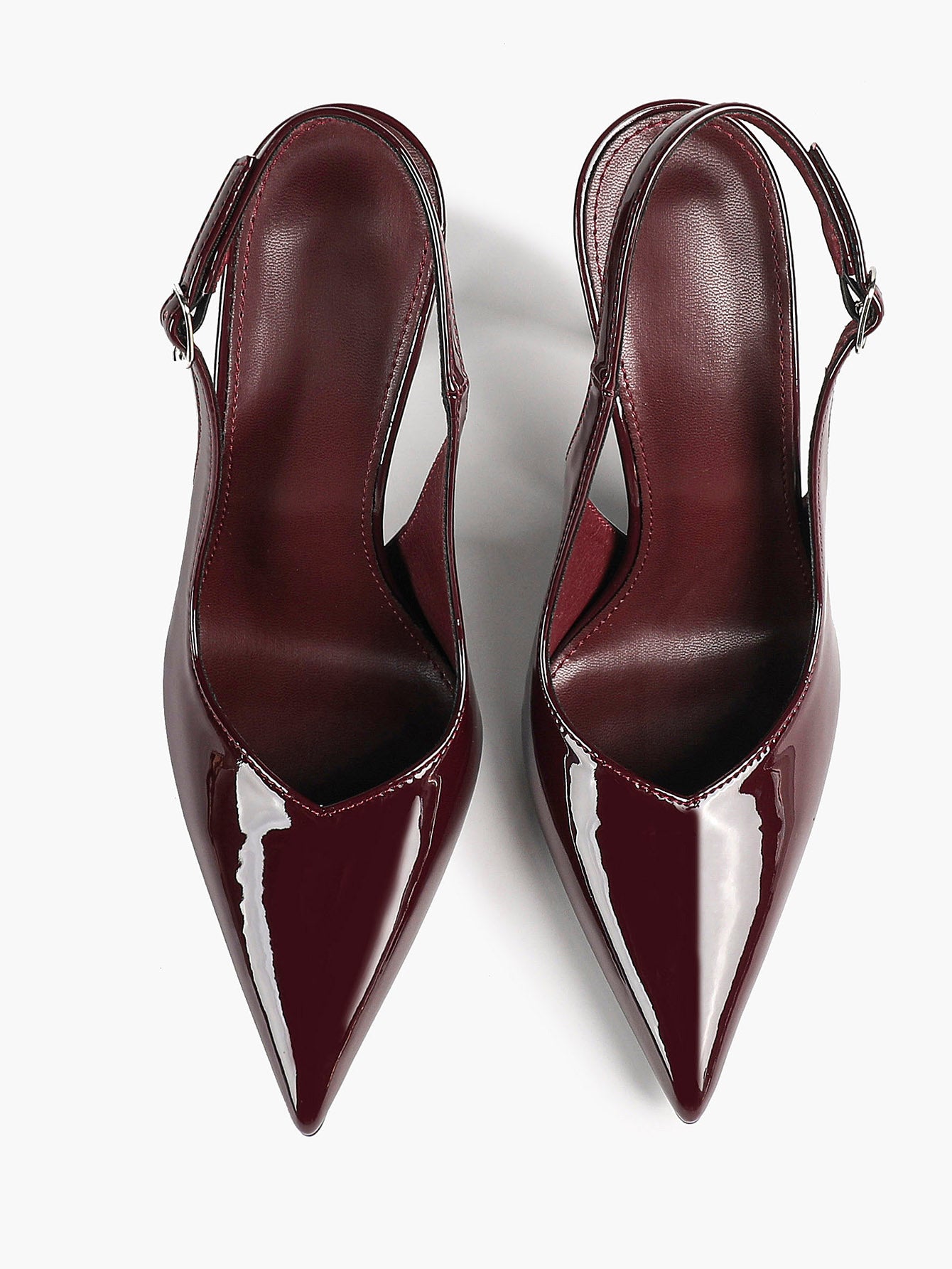 Women's Pointed Toe Slingback High Heel Pumps Heeled Shoes Party Wedding Date Night