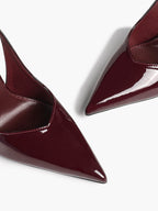 Women's Pointed Toe Slingback High Heel Pumps Heeled Shoes Party Wedding Date Night