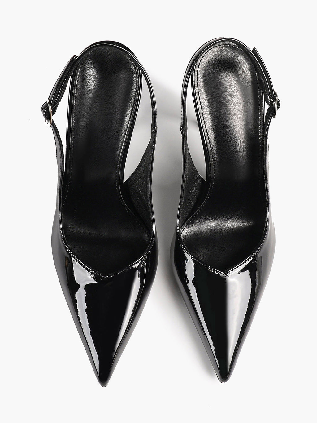 Women's Pointed Toe Slingback High Heel Pumps Heeled Shoes Party Wedding Date Night