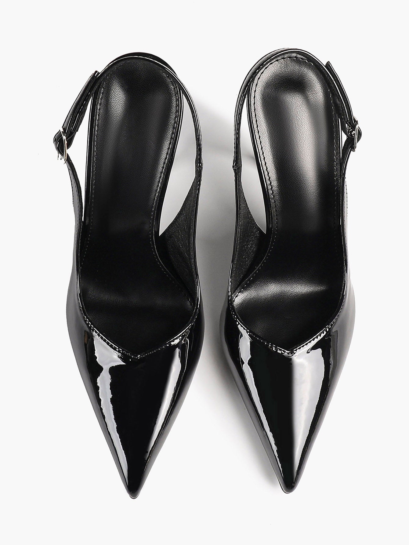 Women's Pointed Toe Slingback High Heel Pumps Heeled Shoes Party Wedding Date Night