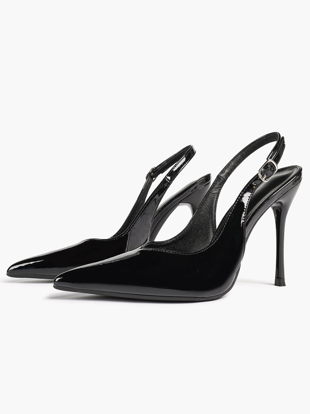 Women's Pointed Toe Slingback High Heel Pumps Heeled Shoes Party Wedding Date Night