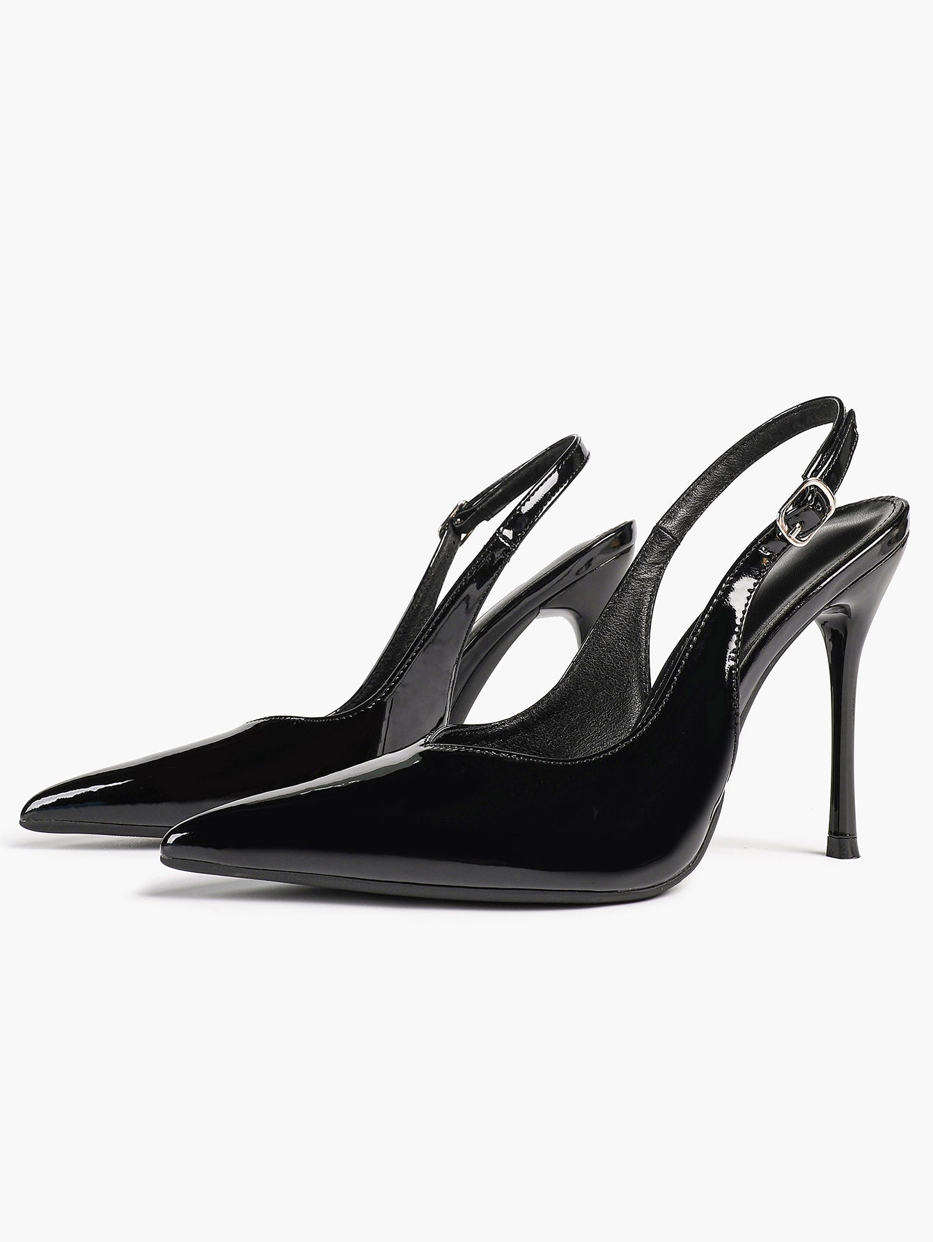 Women's Pointed Toe Slingback High Heel Pumps Heeled Shoes Party Wedding Date Night