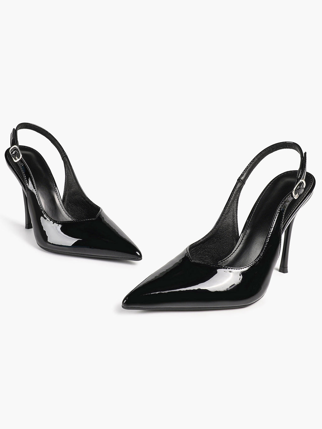 Women's Pointed Toe Slingback High Heel Pumps Heeled Shoes Party Wedding Date Night