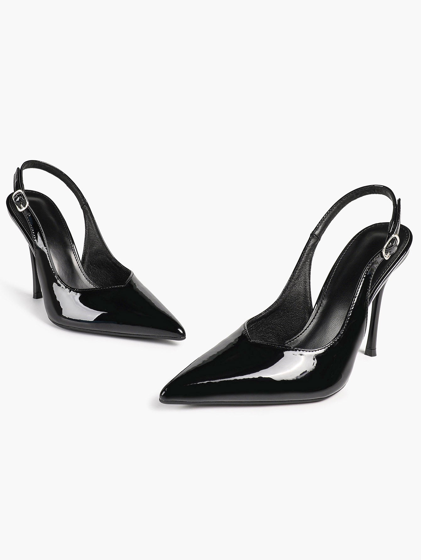 Women's Pointed Toe Slingback High Heel Pumps Heeled Shoes Party Wedding Date Night