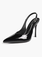Women's Pointed Toe Slingback High Heel Pumps Heeled Shoes Party Wedding Date Night