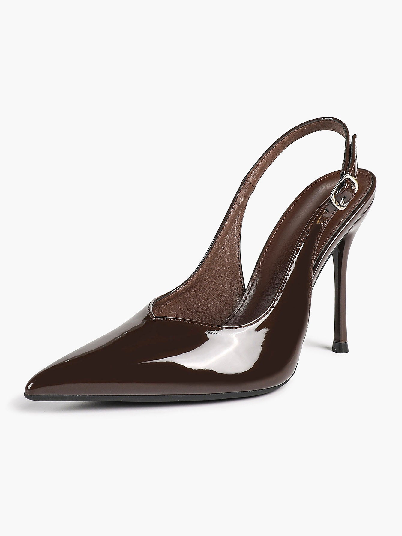 Women's Pointed Toe Slingback High Heel Pumps Heeled Shoes Party Wedding Date Night