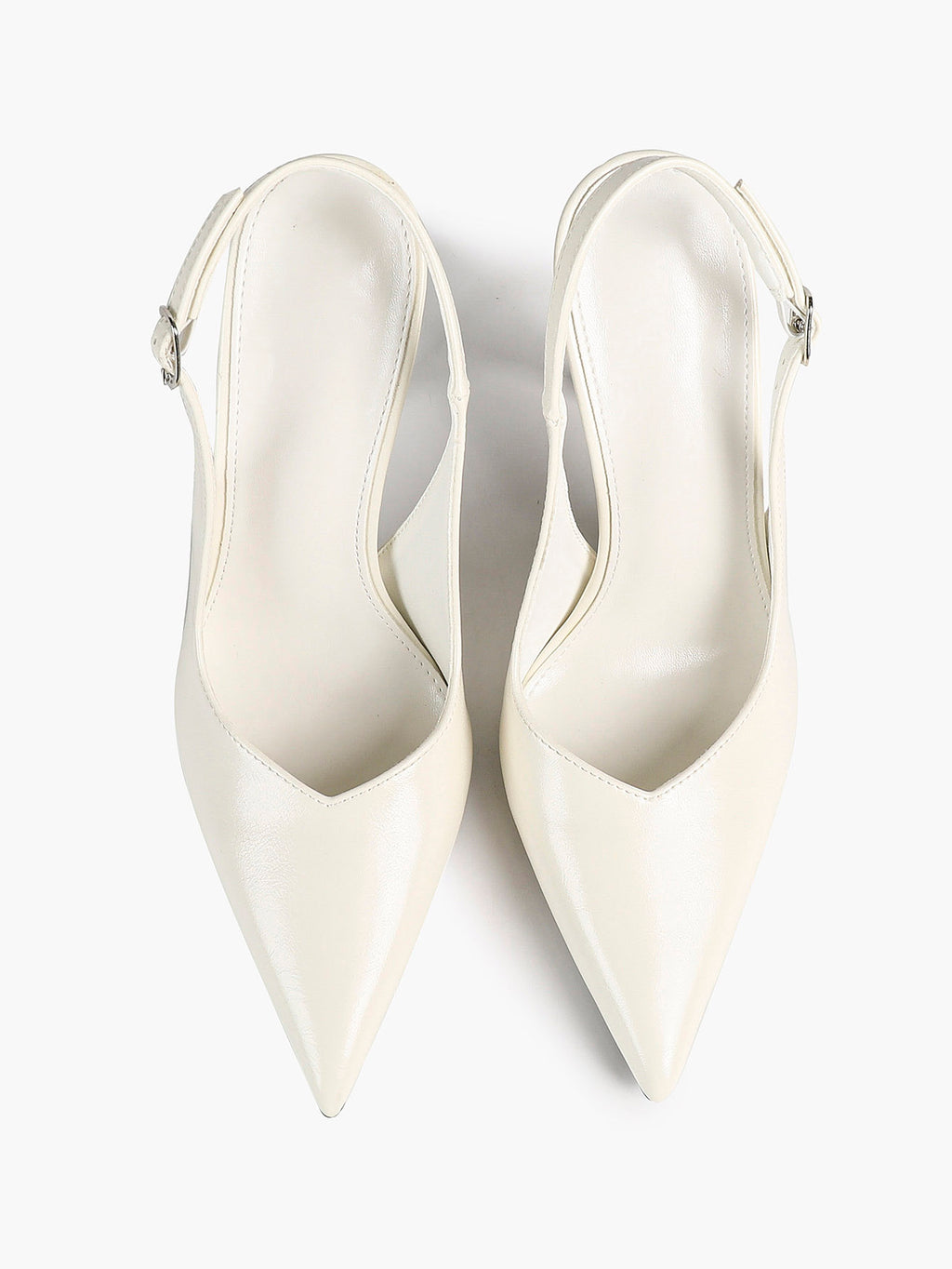 Women's Pointed Toe Slingback High Heel Pumps Heeled Shoes Party Wedding Date Night