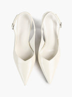 Women's Pointed Toe Slingback High Heel Pumps Heeled Shoes Party Wedding Date Night