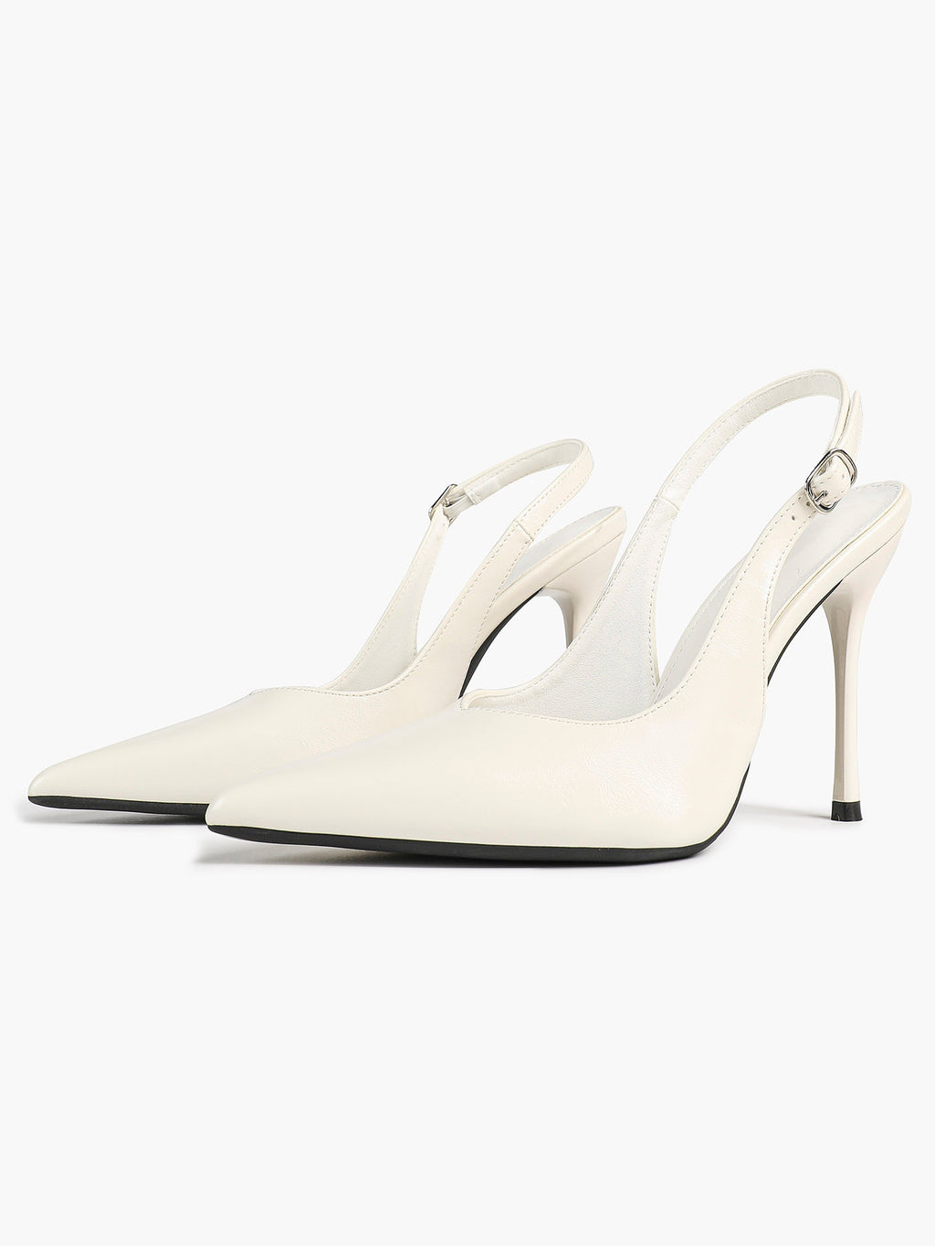 Women's Pointed Toe Slingback High Heel Pumps Heeled Shoes Party Wedding Date Night