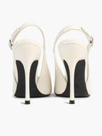 Women's Pointed Toe Slingback High Heel Pumps Heeled Shoes Party Wedding Date Night