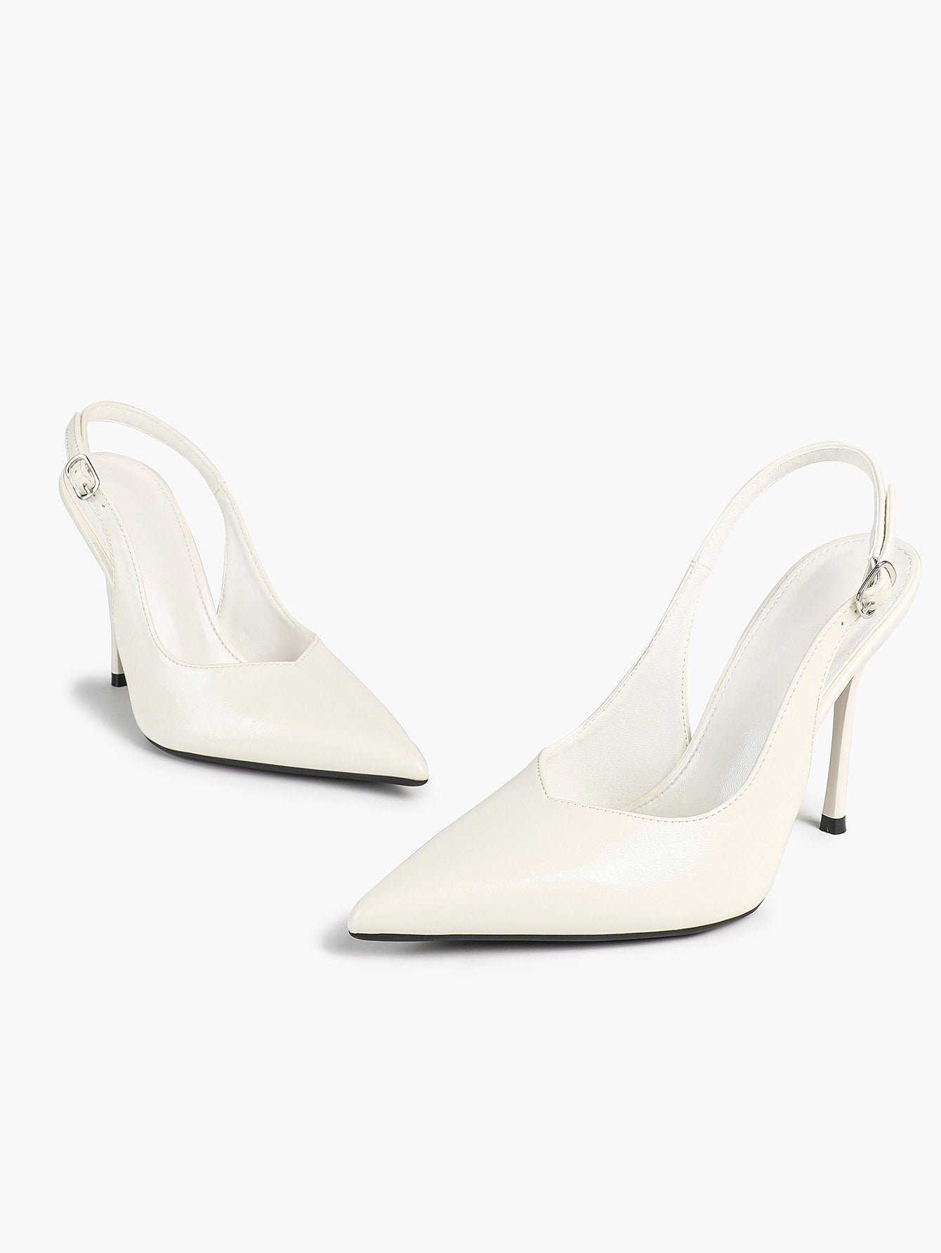 Women's Pointed Toe Slingback High Heel Pumps Heeled Shoes Party Wedding Date Night