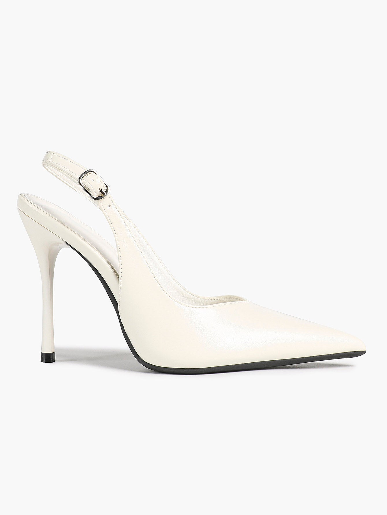 Women's Pointed Toe Slingback High Heel Pumps Heeled Shoes Party Wedding Date Night