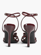Bow Heeled Sandals Open Toe Stilettos Brunch Date Casual Shoes