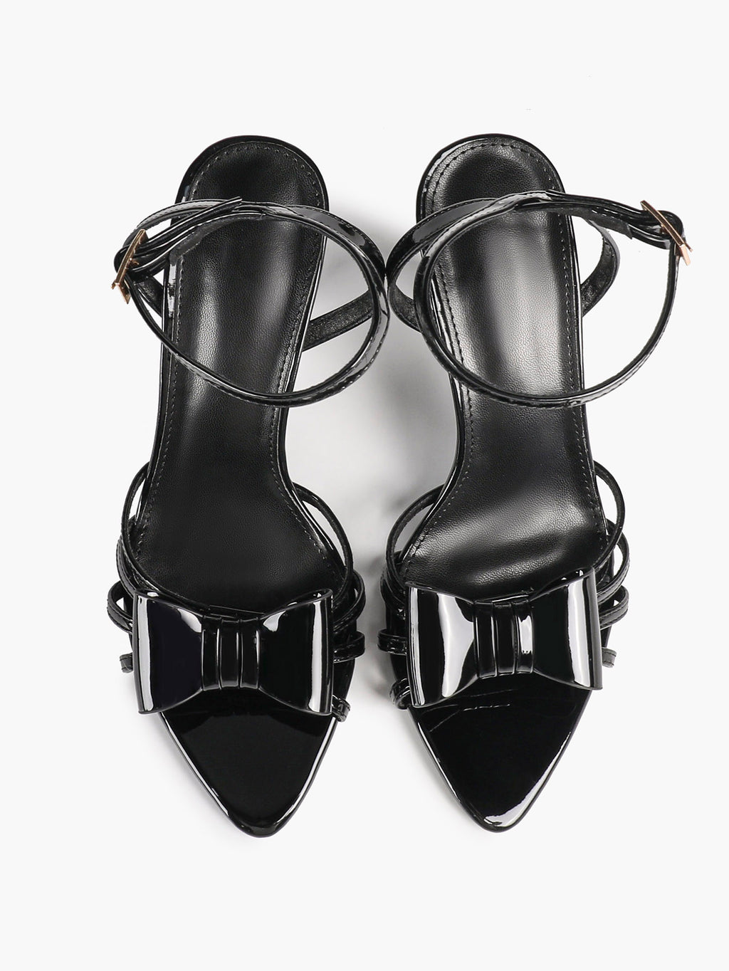 Bow Heeled Sandals Open Toe Stilettos Brunch Date Casual Shoes