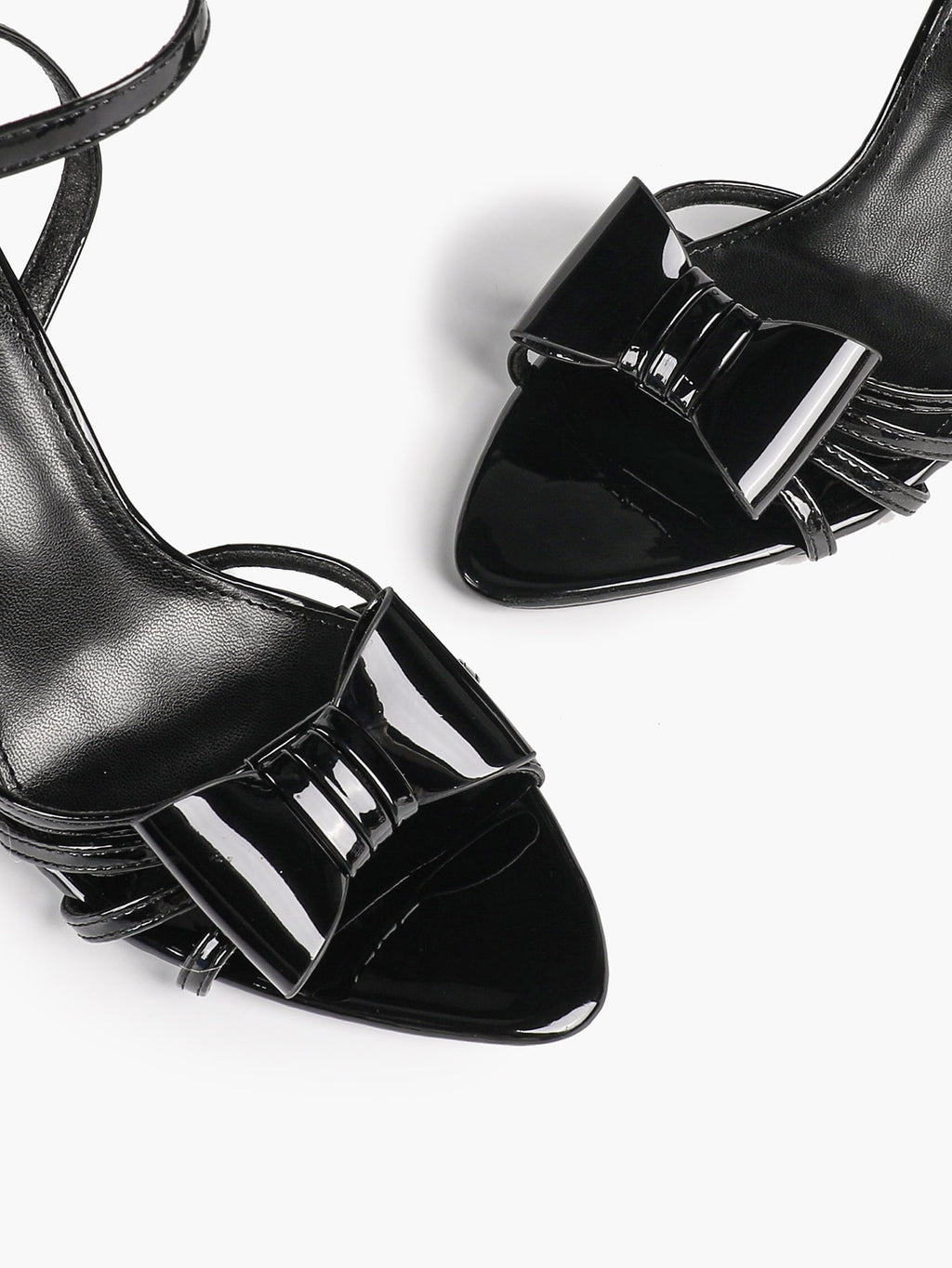Bow Heeled Sandals Open Toe Stilettos Brunch Date Casual Shoes