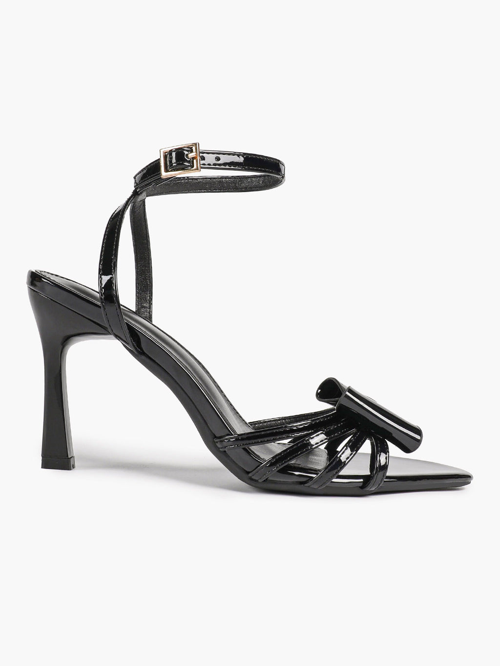 Bow Heeled Sandals Open Toe Stilettos Brunch Date Casual Shoes