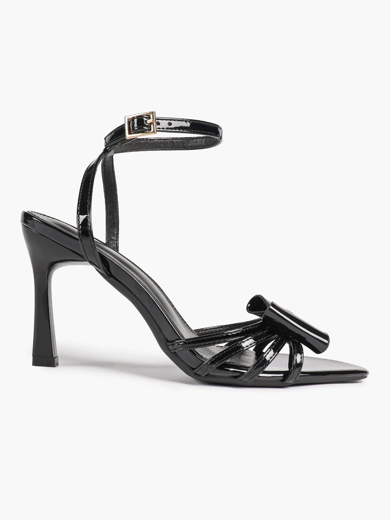 Bow Heeled Sandals Open Toe Stilettos Brunch Date Casual Shoes