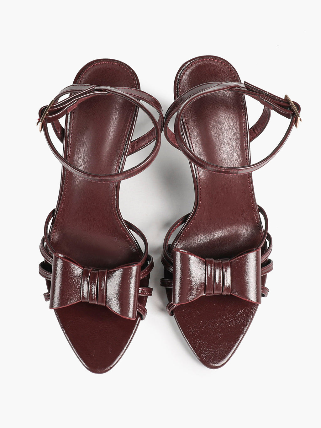 Bow Heeled Sandals Open Toe Stilettos Brunch Date Casual Shoes