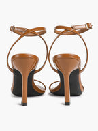 Patent Leather Two-Strap Heeled Sandals Stilettos Casual Party Graduation