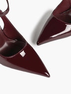 Pointed Toe Ankle Strap Pumps Adjustable Buckle Stiletto Heels Elegant Shoes Office Party