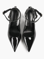 Pointed Toe Ankle Strap Pumps Adjustable Buckle Stiletto Heels Elegant Shoes Office Party