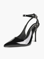 Pointed Toe Ankle Strap Pumps Adjustable Buckle Stiletto Heels Elegant Shoes Office Party