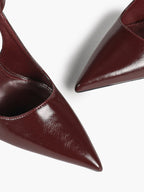 Pointed Toe Ankle Strap Pumps Adjustable Buckle Stiletto Heels Elegant Shoes Office Party