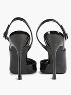 Pointed Toe PVC Cutout Slingback Heels Modern Stilettos Bridal Office Pumps