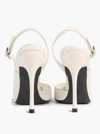 Pointed Toe PVC Cutout Slingback Heels Modern Stilettos Bridal Office Pumps
