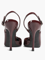Pointed Toe PVC Cutout Slingback Heels Modern Stilettos Bridal Office Pumps