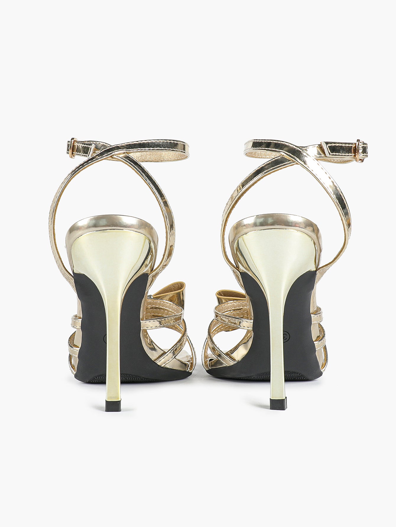 Patent Leather Bow Ankle Strap Heeled Sandals, Square Toe Stiletto Pumps Party Festive