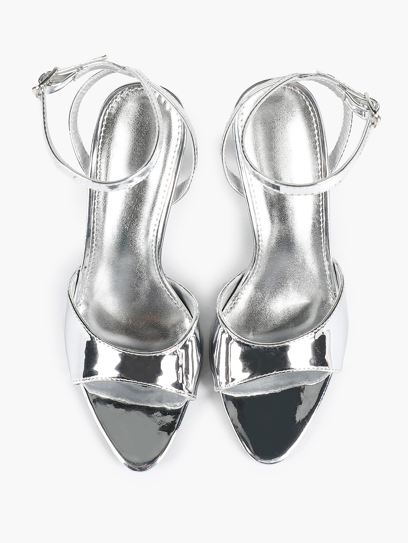 Open Toe Ankle Strap High Heel Sandals Stiletto Heel Sandals Summer Party Date Night