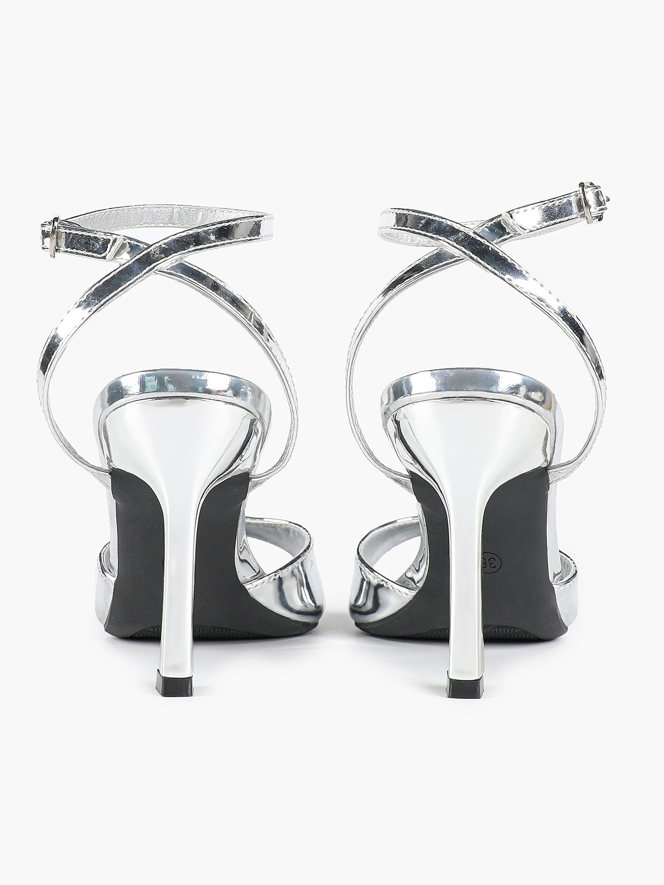 Open Toe Ankle Strap High Heel Sandals Stiletto Heel Sandals Summer Party Date Night