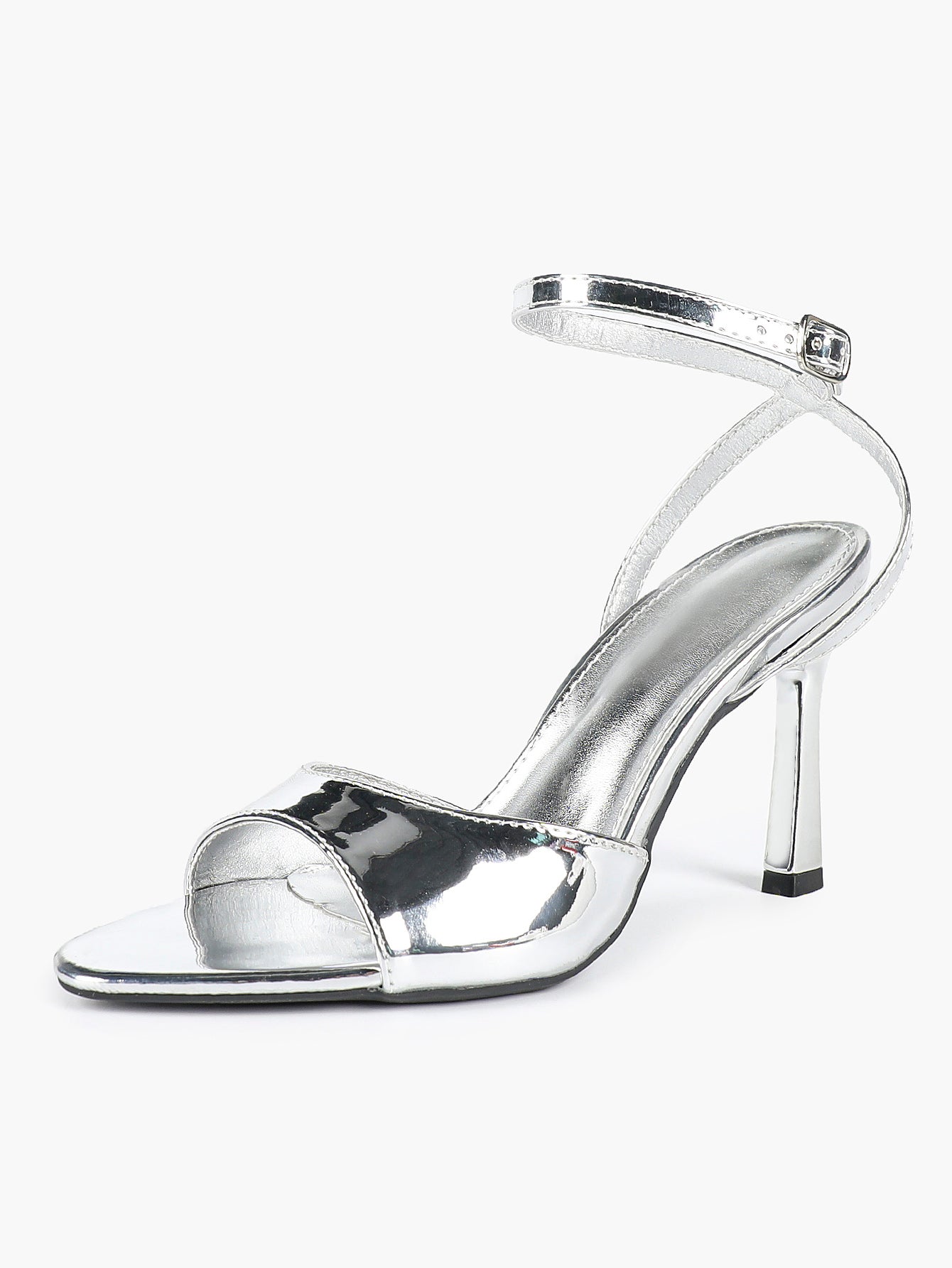Open Toe Ankle Strap High Heel Sandals Stiletto Heel Sandals Summer Party Date Night
