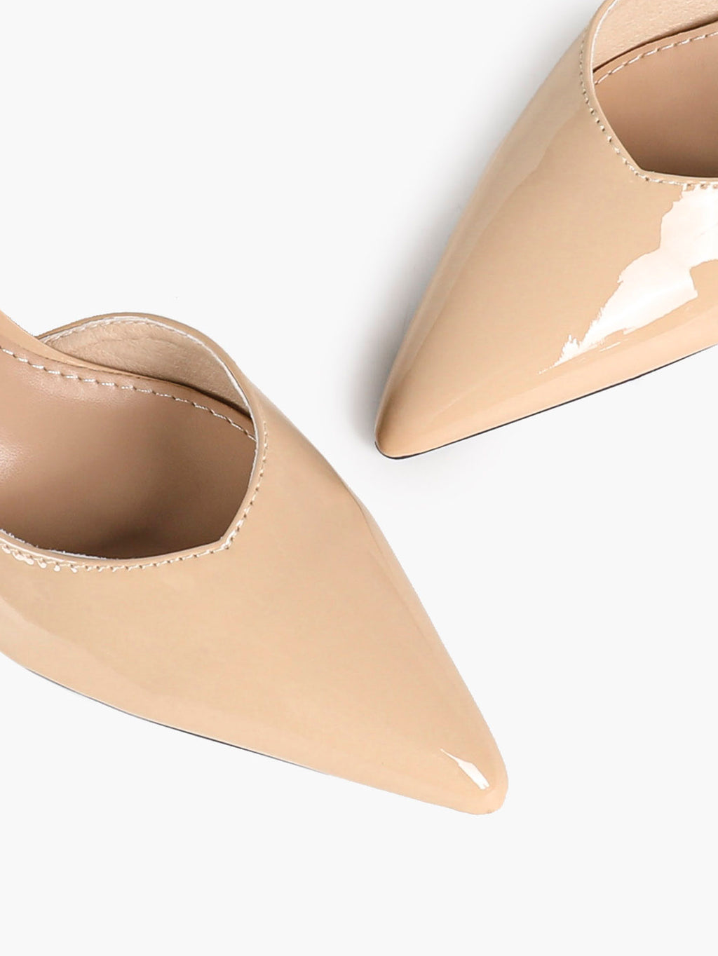 Women‘s Beige Pointed Toe Kitten Heels with Adjustable strap for Office Evening Dress Shoes