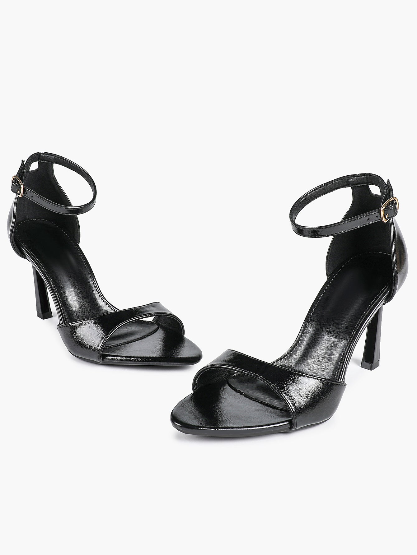 Women's Ankle Strap Heeled Sandals Workwear Office Sandals