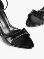 Women's Ankle Strap Heeled Sandals Workwear Office Sandals