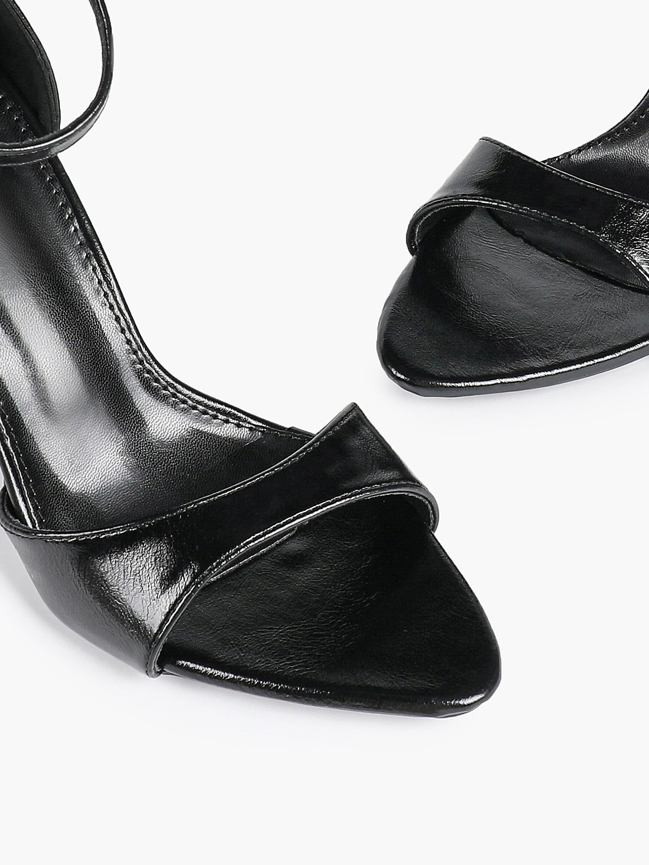 Women's Ankle Strap Heeled Sandals Workwear Office Sandals