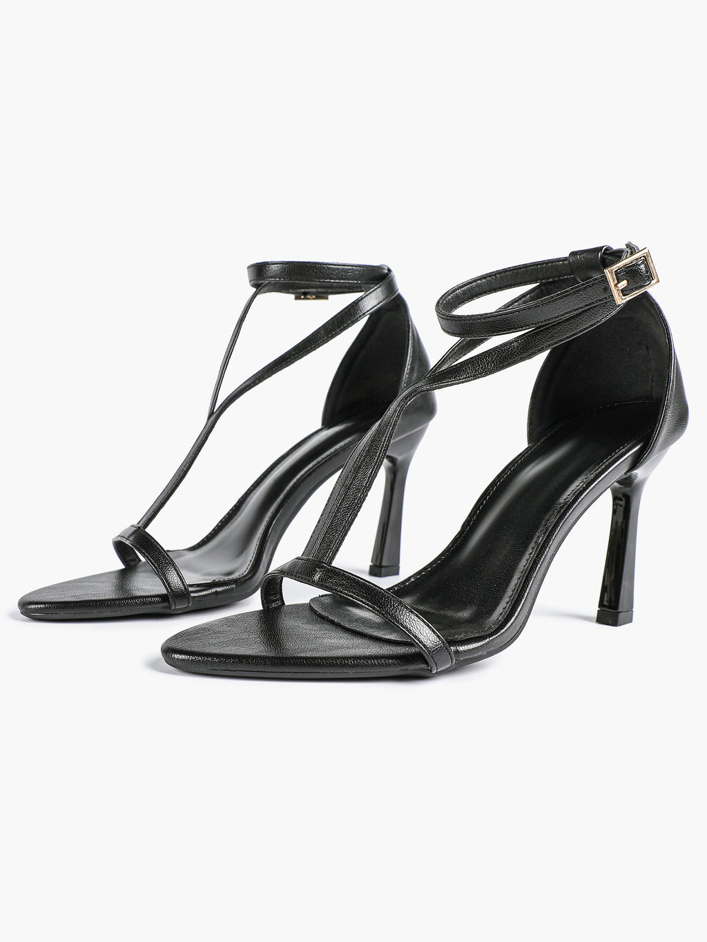 Women's Pointed Toe T-Strap High Heel Sandals -Summer, Wedding Guest, Date Night
